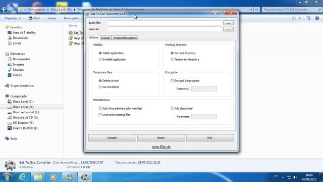 Batch To Exe Converter смотреть онлайн