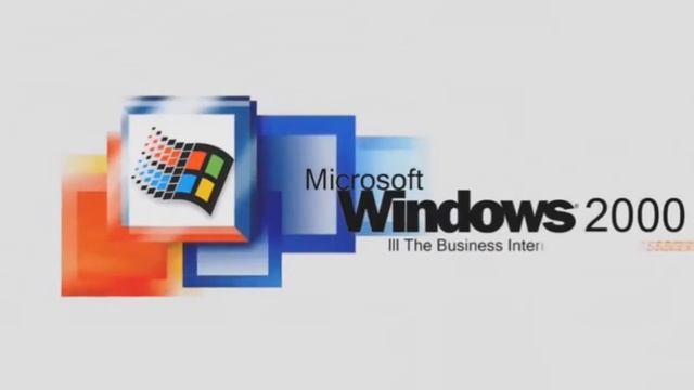 Microsoft Windows 2000 startup animation смотреть онлайн