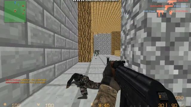 Counter Strike Source Gameplay Minecraft Arena #4 смотреть онлайн
