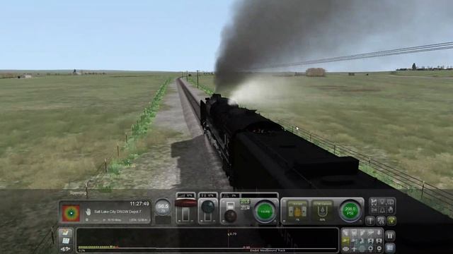 Getting Union Pacific 844 to 100 MPH смотреть онлайн