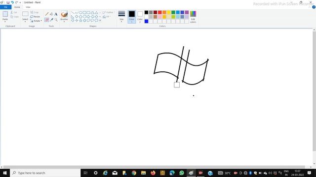 How to draw windows logo in Ms Paint смотреть онлайн