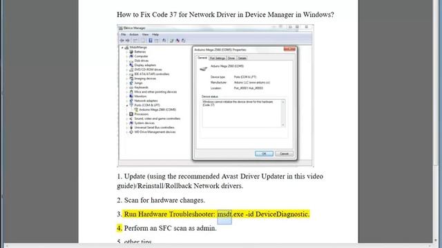 Fix Code 37 for Network Driver in Device Manager on Windows смотреть онлайн