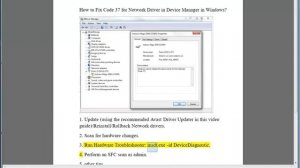 Fix Code 37 for Network Driver in Device Manager on Windows