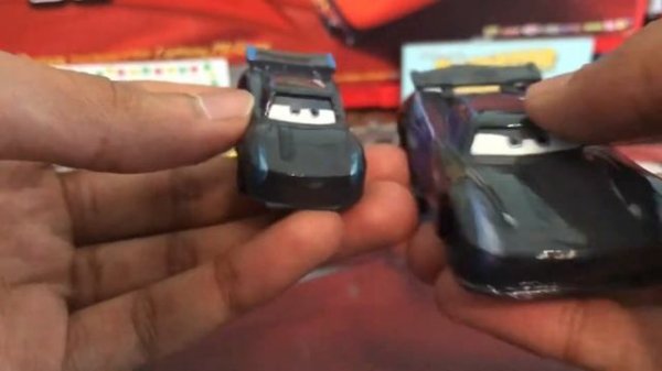 Mattel Disney Cars 3- Mini Racers Next Gen 3 Pack ( Ft Jackson Storm, George New-Win, Gale Beaufort