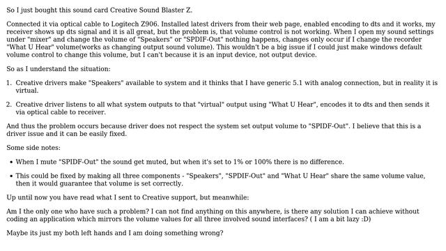 Creative sound blaster Z windows 10 5.1 volume control смотреть онлайн