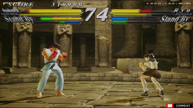 PCSX2 QT-64bit 1.7.4658 - Street Fighter EX3 (Vulkan/ReShade) смотреть онлайн