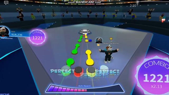 Bad Apple *1 MISS (Roblox Robeats) *LAG VIDEO смотреть онлайн