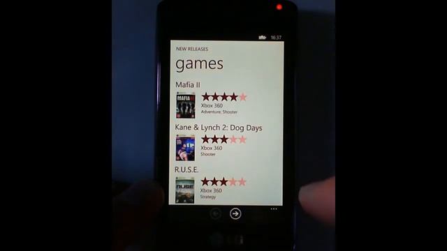 [Demo] LoveFilm App for Windows Phone 7 смотреть онлайн