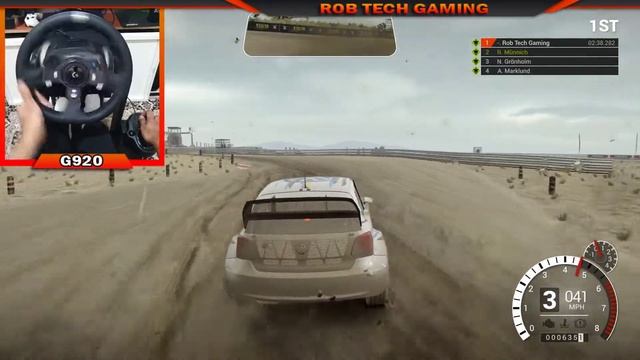 Dirt4 - Volkswagen Polo Rallycross | Logitech g920 Steering wheel Gameplay смотреть онлайн