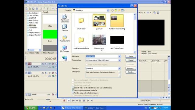 How to render a sony vegas vid to HD смотреть онлайн