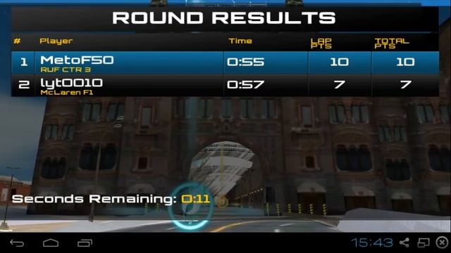 Asphalt 7 Multiplayer on BlueStacks ICS смотреть онлайн