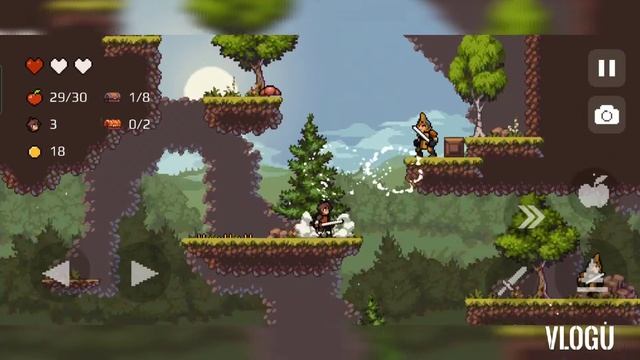 Apple Knight World 1 Level 1-5 смотреть онлайн
