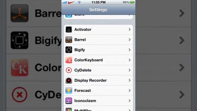 BEST cydia tweaks for IOS 5 смотреть онлайн