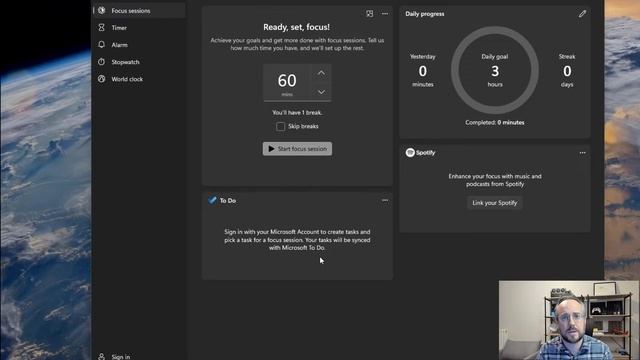 Windows 11 Clock Focus Session смотреть онлайн