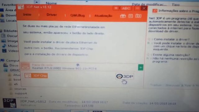 Encontrando drivers de rede com o 3DP NET (offline) смотреть онлайн
