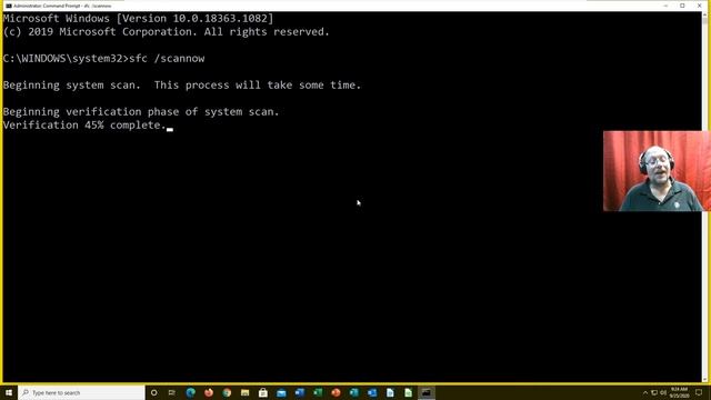 Command Prompt using System File Checker смотреть онлайн