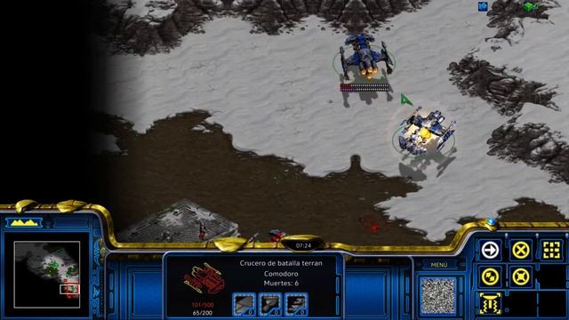 Starcraft Brood War Remastered - Spanish version - Zerg 2/2 Gameplay No Commentary смотреть онлайн