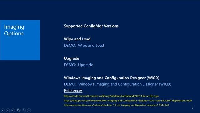 ConfigMgr OSD Part XXII Windows 10 Imaging - Scenarios and Options смотреть онлайн