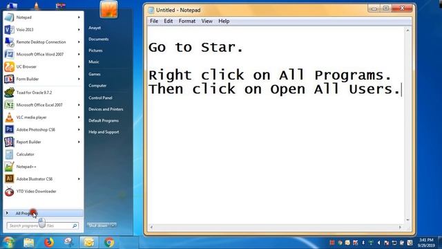 How to get startup folder at windows 7 | How to find the program startup folder in Windows 7 смотреть онлайн