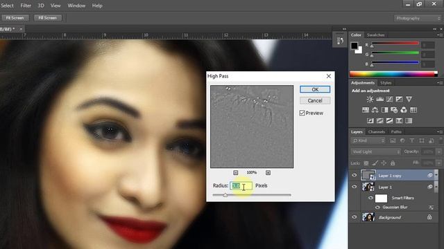 Photoshop Tutorial : Skin Retouching Only 4 Minute. смотреть онлайн
