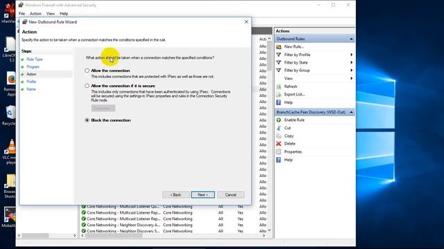 Use Windows Firewall to block specific program Windows 10 смотреть онлайн
