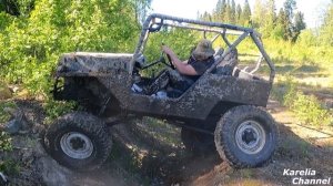 ЛуАЗ на блокировках VS самоделки из УАЗа