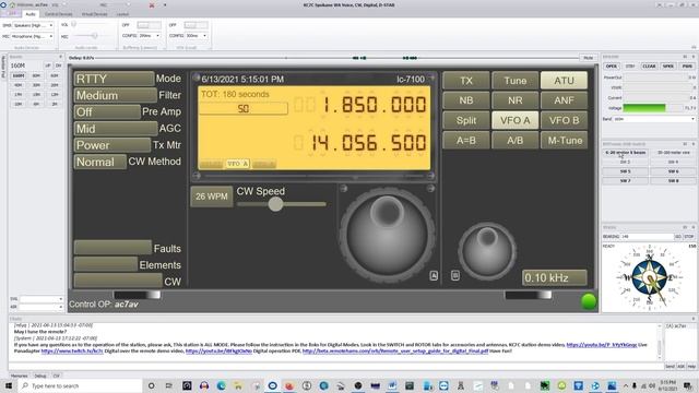 KC7C Remote Hams Station basic operation update video смотреть онлайн