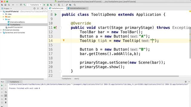 JavaFX BONUS - Tooltip смотреть онлайн