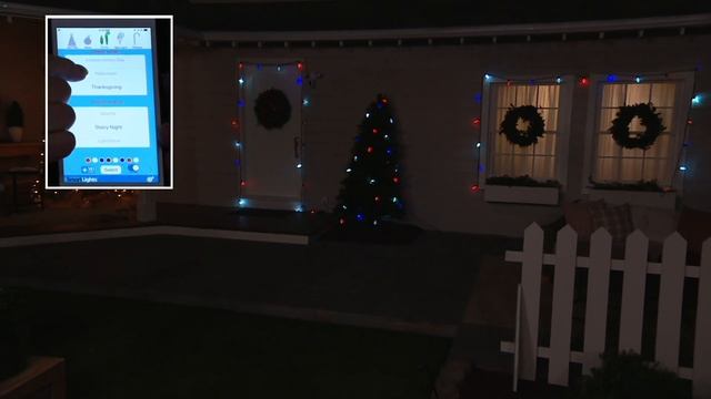 Set of 20 C9 Bulb Smart Lights Light Strand w/ App Control on QVC смотреть онлайн