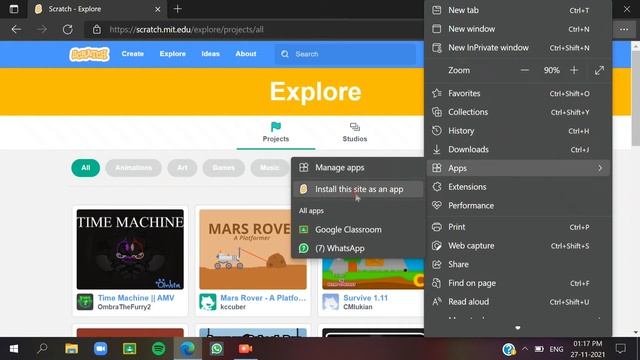 How to download Scratch site in PC/Laptop with Microsoft Edge смотреть онлайн