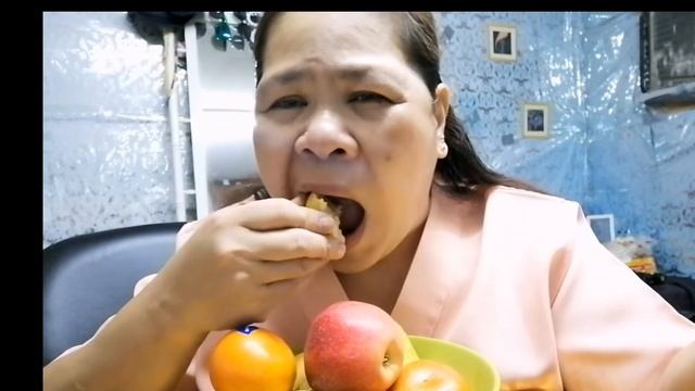 Mukbang fruits apple orange guava смотреть онлайн