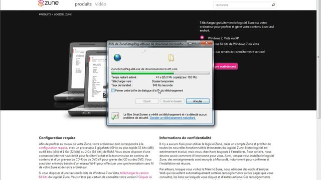 Installing zune 4.7 Software смотреть онлайн