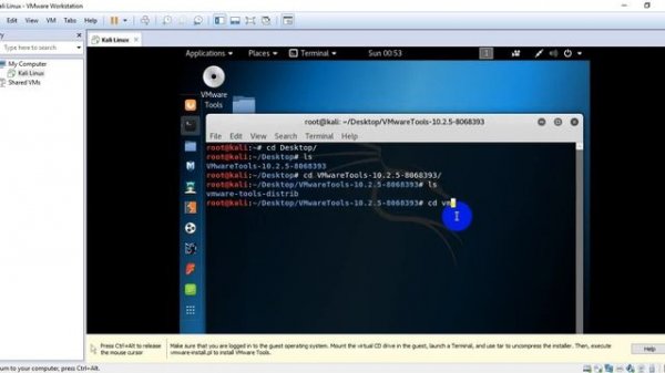 Easy Way To Install Vmware Tools on Kali Linux