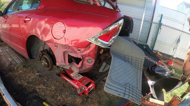 Straightening a unibody Harbor freight porta power and winch смотреть онлайн