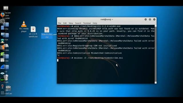 How to install and uninstall .exe or .msi windows file in kali linux | 2018 смотреть онлайн