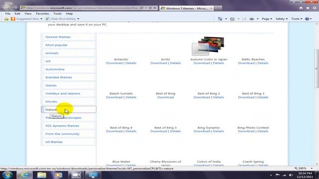 How to Change Windows 7 Theme High Definition Free HD 3D смотреть онлайн