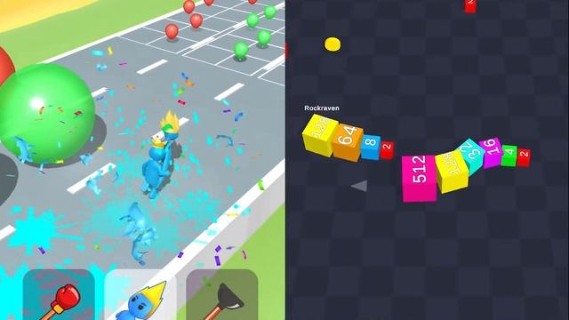 BALLOON POP 3D vs CUBE ARENA 2048 - Max Level Gameplay (Part 2) смотреть онлайн