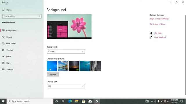 How to change Desktop Background In Windows 10 PRO смотреть онлайн