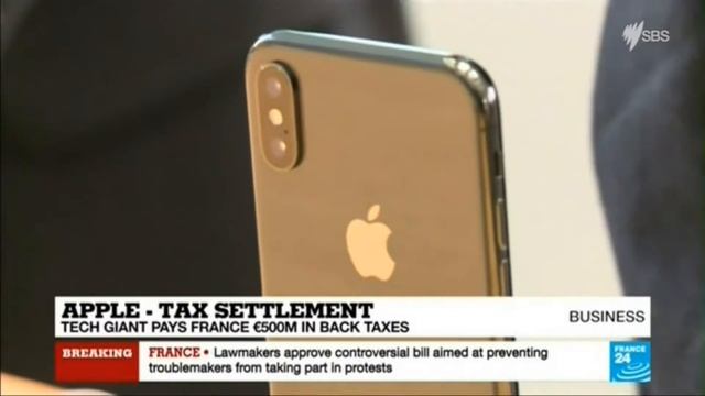 World News – Europe – APPLE – TAX Settlement – Tech giant pays France back taxes смотреть онлайн