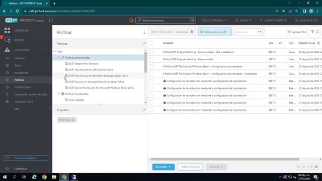 Configurar recomendaciones de Configuración de Seguridad en ESET Protect Cloud para sistemas Window смотреть онлайн