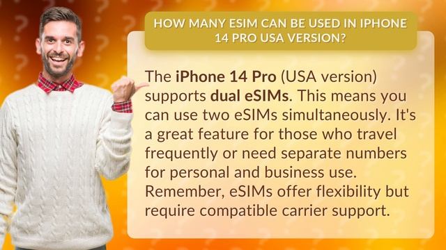 How many eSIM can be used in iPhone 14 Pro usa version? смотреть онлайн