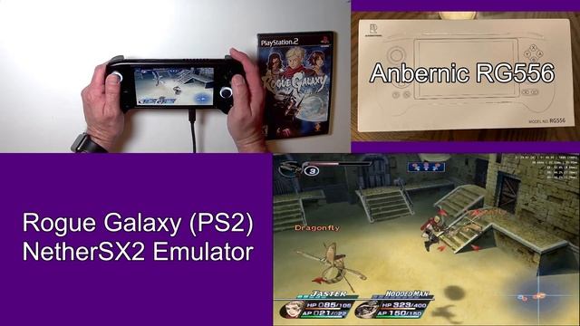 Anbernic RG556 Handheld - Gameplay Test - Rogue Galaxy (PS2) смотреть онлайн