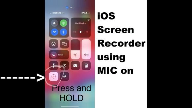 iOS Screen Recorder using MIC on смотреть онлайн