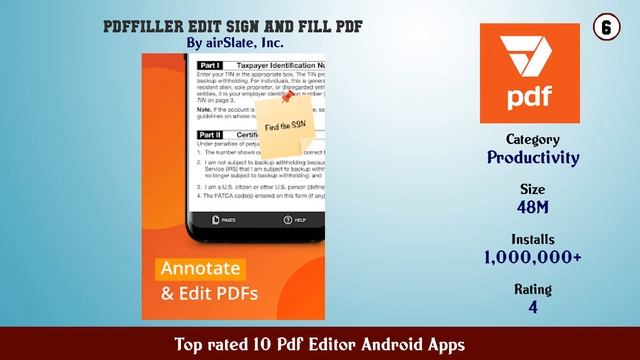 Top rated 10 Pdf Editor Android Apps смотреть онлайн