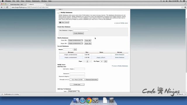 Course 2 -- WordPress -- Installing WordPress - Step 1 (Mac) - Creating a Database смотреть онлайн