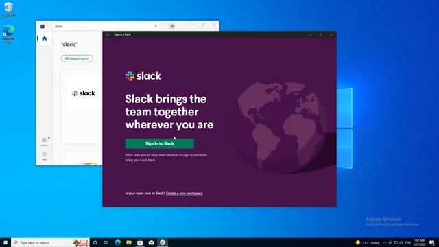 Installing, Logging & Removing Slack on Windows10 смотреть онлайн