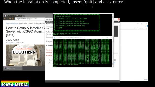 How to Setup & Install a CS:GO Server with CSGO Admin Software смотреть онлайн