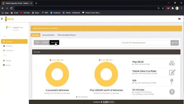 How To Use Operator Dashboard || TOKTOK