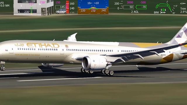 Boeing 787 butter landing (Aerofly fs 2023)#swiss001landing смотреть онлайн