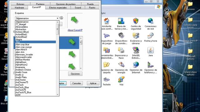 Como descargar cursores y efectos para windows XP смотреть онлайн